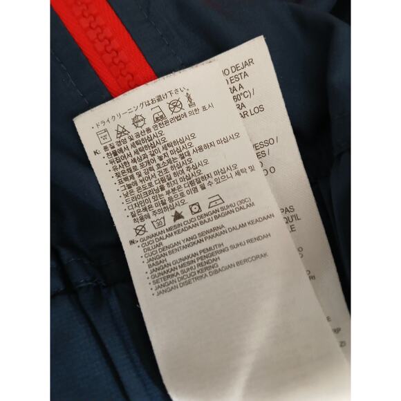 Nike Color Block Logo Windbreaker Hooded Large Check Toddler Boys Red White 4-5t - Picture 9 of 9